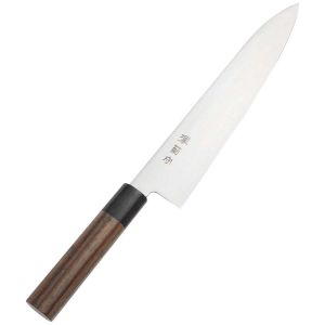 河村刃物 河村刃物 堺菊守 和式 牛刀 両刃 紫檀柄 27cm