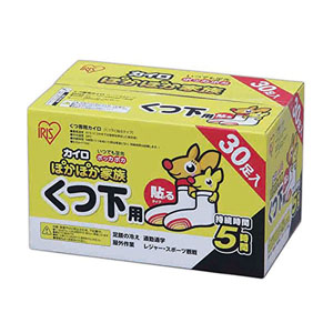 アイリスオーヤマ IRIS カイロ ぽかぽか家族 貼るくつ下用 30足 PKN-30HK