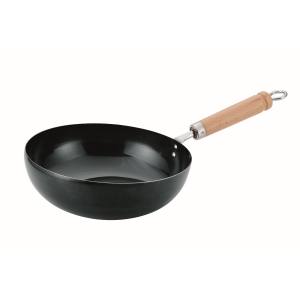 サミット工業 サミット工業 炒める鍋 こぼれにくい 炒め鍋 23cm IH対応