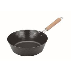 サミット工業 サミット工業 焼く鍋 槌目深型 フライパン 26cm IH対応