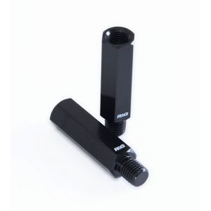 R&G アールアンドジー R&G RG-MR0008BK Mirror Risers ブラック Z250SL 14-･Versys X-250/300 17-･Z250/Z400 19-