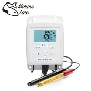 ハンナ インスツルメンツ HANNA Instruments ハンナ HI 981520 MarineLine 壁掛け式pH 塩分 度モニター