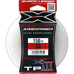 ワイジーケー YGK YGK よつあみ エックスブレイド キャストマン アブソーバーTP3 30m 60号 150LB XBRAID