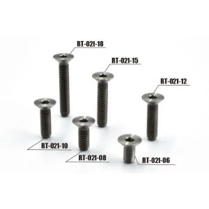 レーヴ･ディー Reve D レーヴ･ディー RT-021-08 SPM チタン製 フラットヘッドスクリュー M3X8mm/4本入