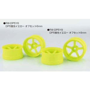 レーヴ･ディー Reve D レーヴ･ディー RW-DP5Y6 コンペティションホイール DP5 蛍光イエロー/オフセット6/2個入