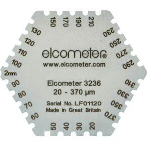 Elcometer Elcometer K0003236M201 六角形ウェットフィルム膜厚計