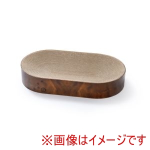 猫壱 neco ichi 猫壱 バリバリボウルXL オーバル ダークブラウン