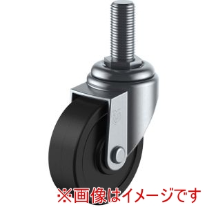 ユーエイキャスター YUEI ユーエイキャスター ST-75RHE-M16-40 ねじ込み式 自在 キャスター 導電ゴム 車輪径75mm Sタイプ ST型 ネジ寸法M16×40ピッチ2