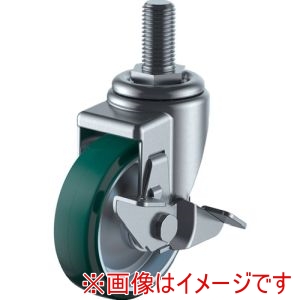 ユーエイキャスター YUEI ユーエイキャスター SJT-100UWS-M16-40 ねじ込み式 自在 キャスター 100mm Jタイプ SJT-S型 M16×40ピッチ2 メーカー直送