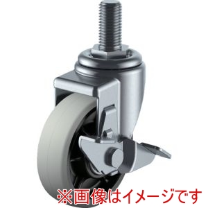 ユーエイキャスター YUEI ユーエイキャスター SJT-100GUS-M16-40 ねじ込み式 自在 キャスター ウレタン 車輪径100mm Jタイプ SJT-S型 ネジ寸法M16×40ピッチ2