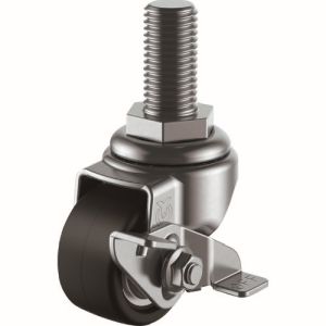 ユーエイ ユーエイ HT-50GNBS-M20-40 ねじ込み式 自在 低床キャスター 強化ナイロン 車輪径50mm ストッパー付き Hタイプ HT-S型 ネジ寸法M20×40ピッチ2.5