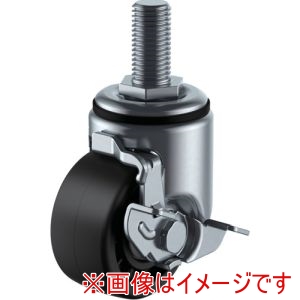 ユーエイキャスター YUEI ユーエイキャスター HT-75GNBS-M20-40 ねじ込み式 自在 低床キャスター 強化 車輪径75mm Hタイプ HT-S型 M20×40ピッチ2.5