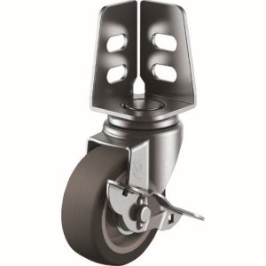 ユーエイ ユーエイ SA-75ELS アングル 自在 キャスター エラストマー 車輪径75mm ストッパー付き Sタイプ SA-S型 取付寸法20×21,16