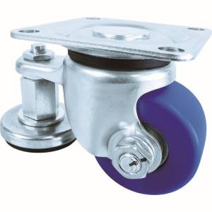 ユーエイ キャスター ユーエイ HG-65MC-AF アジャスター付キャスター 自在車 65径 MCナイロン車輪