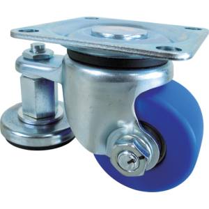 ユーエイ キャスター ユーエイ HG-75MC-AF 重荷重用アジャスターフット付キャスター自在車75径MCナイロン車輪