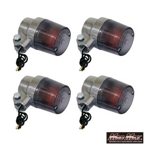 マッドマックス マッドマックス 20-1390PM-4 丸型ヨーロピアンウインカー 4個セット スモーク 汎用