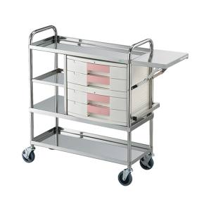 アズワン AS ONE アズワン 7-3562-04 とっても静かな処置車 トレイBOX A3用 メーカー直送 代引不可 北海道沖縄離島不可 受注生産