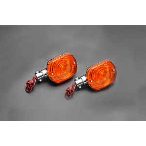 ピーエムシー PMC PMC 196-1211 オレンジ ウインカーASSY フロント 2個 Z1000MK2/Z750FX ピーエムシー