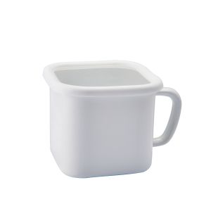 豊琺瑯 豊琺瑯 Pure ホーロー マルチスクエアポット ホワイト PU-2301-WT