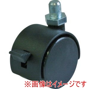 ユーエイ ユーエイキャスター PT-40TS-M8 ねじ込み式 自在 双輪キャスター ナイロン 車輪径40mm OTHERS PT型 ネジ寸法M8×15ピッチ1.25