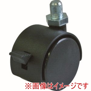 ユーエイキャスター YUEI ユーエイキャスター PT-50TS-M12 ねじ込み式 自在 双輪キャスター ナイロン 車輪径50mm OTHERS PT型 ネジ寸法M12×15ピッチ1.25