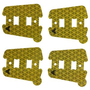 ジャンド JANDD ウルトラパフォーマンス ホイールリフレクター イエロー 4個入 FLECTRA