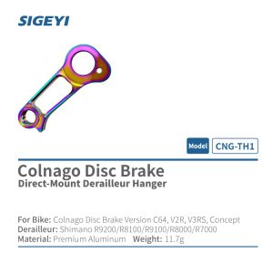 SIGEYI 重井 SIGEYI ダイレクトマウントディレイラーハンガー COLNAGO用 オイルスリック CNG-TH1 重井