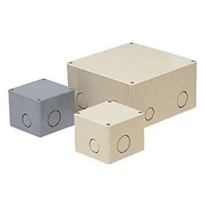 未来工業 ミライ 未来工業 PVP-1010NJ プールボックス 正方形 ノック付き 100×100×100 ベージュ