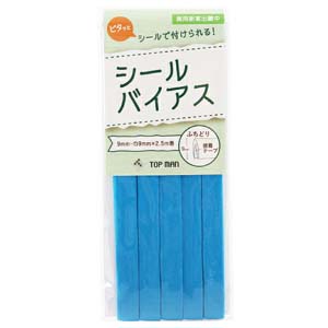 トップマン工業 トップマン工業 バイアステープ シールバイアス 9mmｘ2.5m Col.18 ブルー TM012