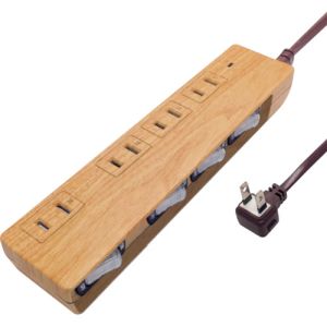 Fargo Fargo PT403BEWD NATURAL WOOD TAP AC4個口 個別スイッチ付 ベージュウッド