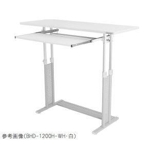 バウヒュッテ Bauhutte 昇降式スタンディングデスク 3-699-04 BHD-1200H メーカー直送 代引不可 沖縄離島不可