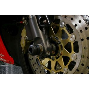 ベビーフェイス BabyFace ベビーフェイス 006-A0008BK アクスルプロテクター フロント/ブラック GSX-R1000 01-02/YZF-R1 -01/ZX-12R etc