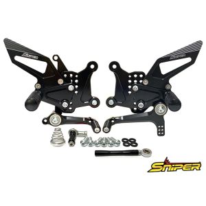 スナイパー SNIPER スナイパー SP0102QBK バックステップ ブラック ストリート用 NINJA ZX-25R SE クイックシフター装着車対応