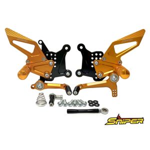 スナイパー SNIPER スナイパー SP0102QGD バックステップ ゴールド ストリート用 NINJA ZX-25R SE クイックシフター装着車対応