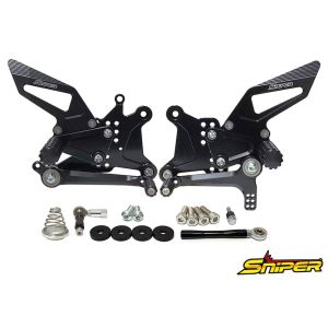 スナイパー SNIPER スナイパー SP0143BK バックステップ ブラック NINJA ZX-6R (19-) ZX636G