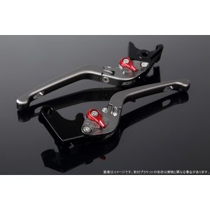 スピードラ SSK SPEEDRA スピードラ LVDM028TM-RD アジャストレバー 3D可倒式 Mチタン/Mレッド NINJA1000 17-2018 Z1000 17-18 Z900RS