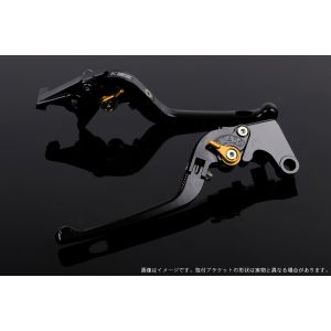 スピードラ SSK SPEEDRA スピードラ KA0406990-GD アジャストレバー 3D可倒式 ブラック/ゴールド NINJA1000 17-18 Z1000 17-18 Z900RS
