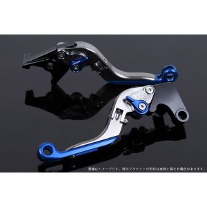 スピードラ SSK SPEEDRA スピードラ KA0407016-BEBE アジャストレバー 可倒延長式 チタン/ブルー/ブルー NINJA1000 17-18 Z1000 17-18 Z900RS