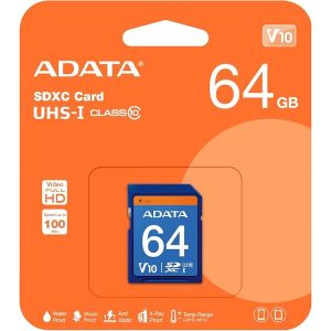 エイデータ ADATA ADATA ASDX64GUICL10-R-I SDXC64GB UHS-I クラス10 メーカー保証永年
