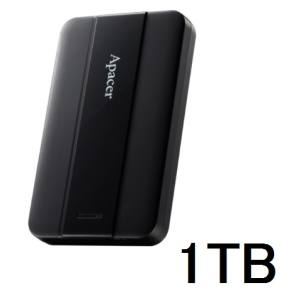 アペイサー Apacer Apacer AP1TBAC237B-1 USB 3.2 Gen 1 ポータブルHDD 1TB ハードディスク メーカー保証3年