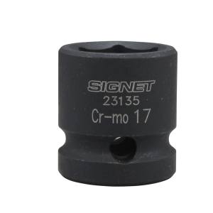 シグネット SIGNET シグネット 23135 1/2DR インパクト用ショートソケット 17MM SIGNET