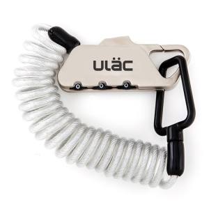ユーラック ULAC ユーラック K2S カラビナケーブルロックコンボ PICCADILLY シルバー ULAC