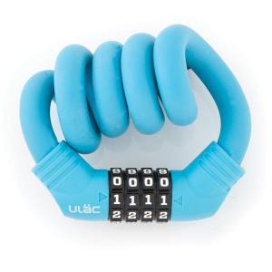 ユーラック ULAC ユーラック A600M シリコンカバーワイヤーロック 1970 15mm×60cm ブルー ULAC