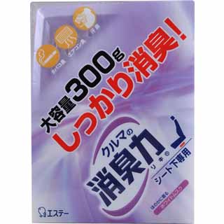  エステー クルマの消臭力シート下専用 ホワイトムスク 300g K-64 12120