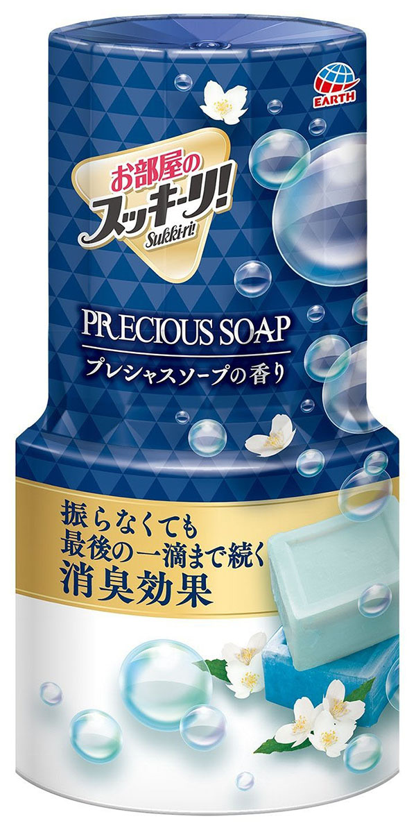  アース製薬 EARTH アース お部屋のスッキーリ! プレシャスソープの香り 400mL 芳香・消臭剤