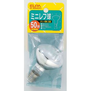 朝日電器 エルパ ELPA エルパ G-92H ミニレフ球50W ELPA 朝日電器
