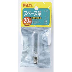 朝日電器 エルパ ELPA エルパ G-74H C スペース球E12 ELPA 朝日電器