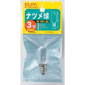 朝日電器 エルパ ELPA エルパ G-1001H C ナツメ110V3W ELPA 朝日電器