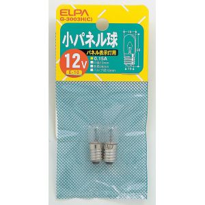 朝日電器 エルパ ELPA エルパ G-3003H C 小パネル12V ELPA 朝日電器