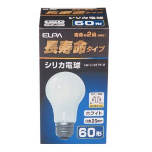 朝日電器 エルパ ELPA エルパ LW100V57W-W 長寿命シリカ ELPA 朝日電器